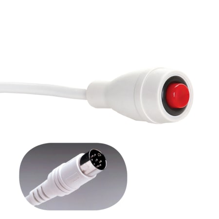 Crest Healthcare EconoCall Call Cord, 7' Cord, Jeron 620 8-Pin Din Plug 117728